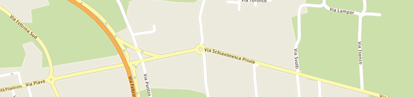 Mappa della impresa dental tecnica a MONTEBELLUNA