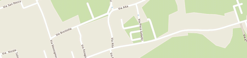 Mappa della impresa scuole scuole pubbliche secondarie media statale a serena a TREVISO