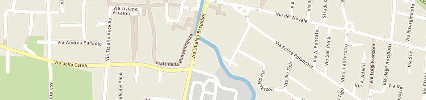 Mappa della impresa trevisan srl a NOALE
