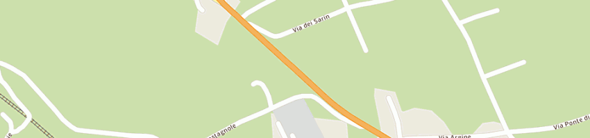 Mappa della impresa autocar di fontana carlo e possagno gino e c snc a MONTEBELLUNA