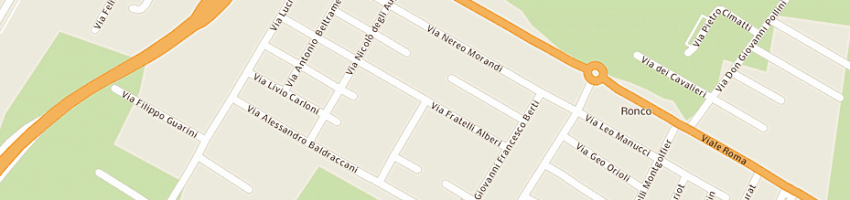 Mappa della impresa burnacci antonio a FORLI