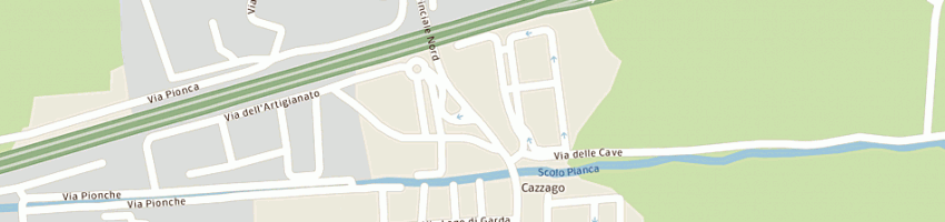 Mappa della impresa marzaro impianti a PIANIGA