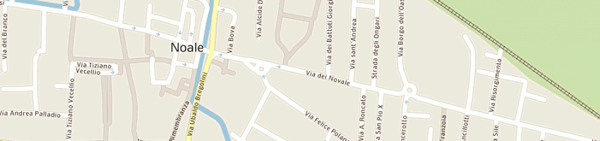 Mappa della impresa banca intesa spa a NOALE