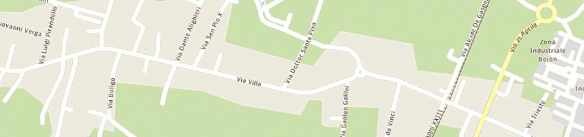 Mappa della impresa tacchificio jolly a CAMPOLONGO MAGGIORE