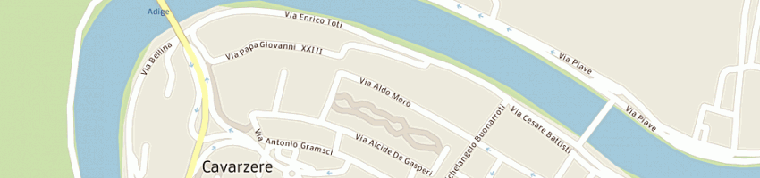 Mappa della impresa crivellari salvino e c snc a CAVARZERE