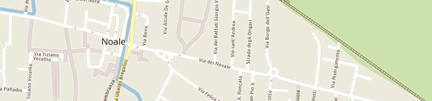 Mappa della impresa giacetti luciano a NOALE