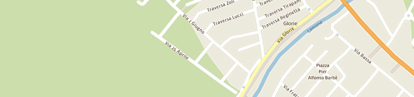 Mappa della impresa onoranze funebri l' orchidea srl a BAGNACAVALLO