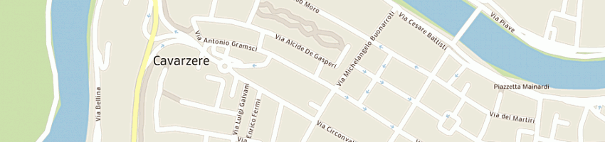 Mappa della impresa banca antonveneta spa a CAVARZERE