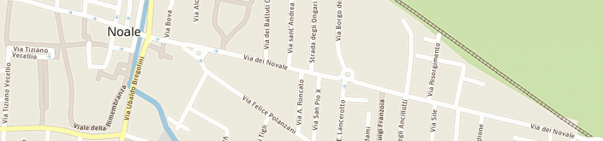 Mappa della impresa lando spa a NOALE