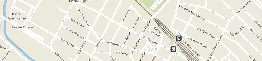Mappa della impresa autoaccessori ciampa sas di ciampa marco e c a LADISPOLI