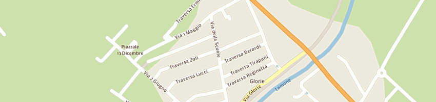 Mappa della impresa gioielleria barbieri di barbieri franco lino e c (snc) a BAGNACAVALLO