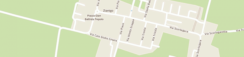 Mappa della impresa beni giovanni a MIRANO