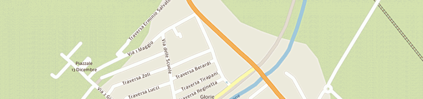 Mappa della impresa mengozzi liliana a BAGNACAVALLO