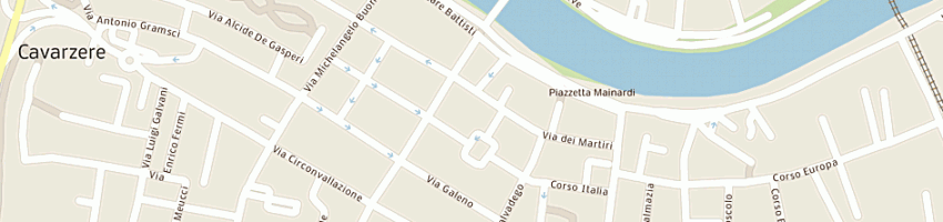 Mappa della impresa pasin roberto a CAVARZERE