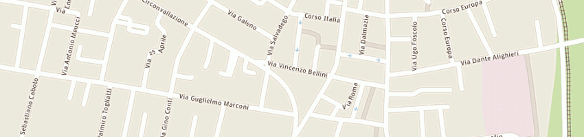 Mappa della impresa callegaro francesco assicurazioni srl a CAVARZERE