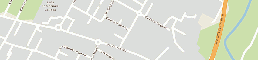 Mappa della impresa centercold srl a FORLI 