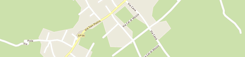 Mappa della impresa pozzebon oliviero a MIANE