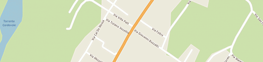 Mappa della impresa belluno point srl a BELLUNO