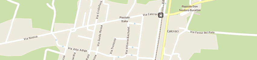 Mappa della impresa bertocco fabio a CAMPONOGARA