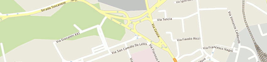 Mappa della impresa la villetta snc a VITERBO