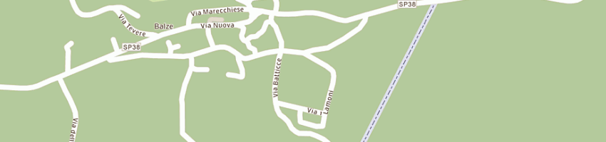 Mappa della impresa scuole elementare balze a VERGHERETO