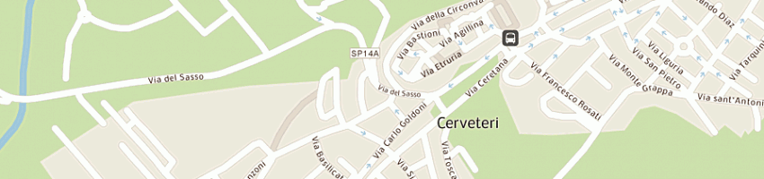 Mappa della impresa saltamerenda massimo a CERVETERI