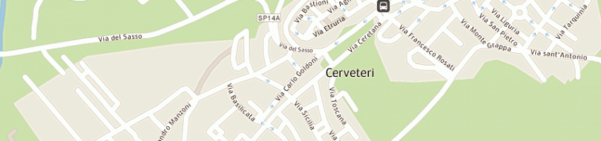 Mappa della impresa tecno service di cullia francesca e c sas a CERVETERI