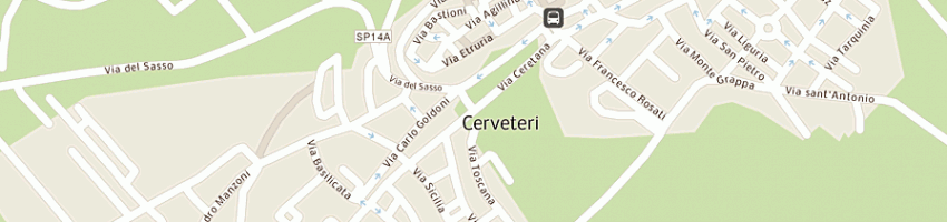 Mappa della impresa molino coletta e c snc di coletta filippo a CERVETERI