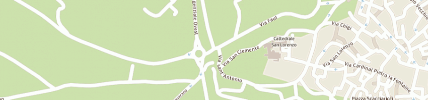 Mappa della impresa pizzeria ristorante il molino di durgali pietro a VITERBO