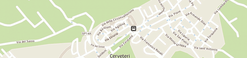 Mappa della impresa societa' 2v due vu srl a CERVETERI