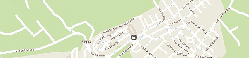 Mappa della impresa jolly ristorante pizzeria a CERVETERI