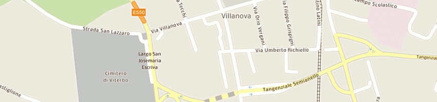 Mappa della impresa romanelli moto viterbo srl a VITERBO