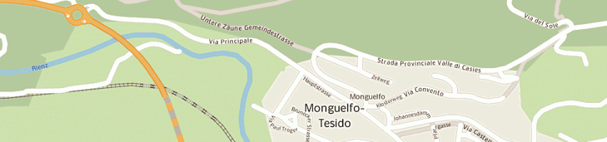 Mappa della impresa ladstaetter johann e co kg sas a MONGUELFO TESIDO