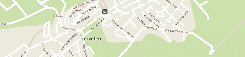 Mappa della impresa caere mutui di benedetti alessandra a CERVETERI