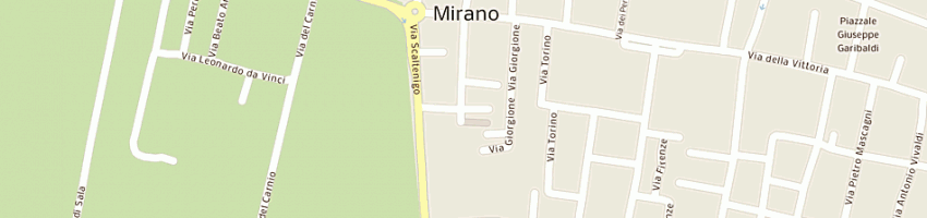 Mappa della impresa trioform di niero lucia a MIRANO