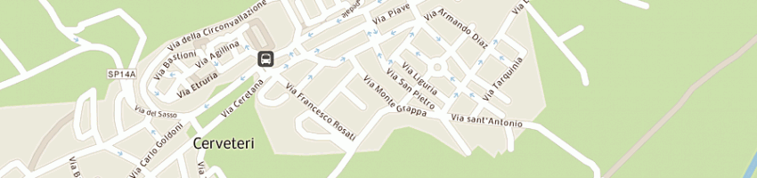 Mappa della impresa alegiani pietro a CERVETERI