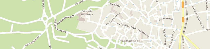 Mappa della impresa caffe' s leonardo di bernini marco a VITERBO
