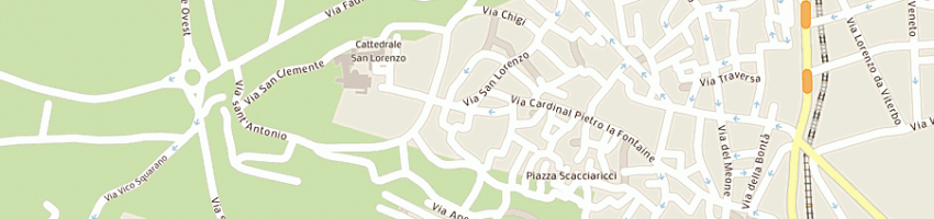 Mappa della impresa monastero s bernardino- clarisse a VITERBO