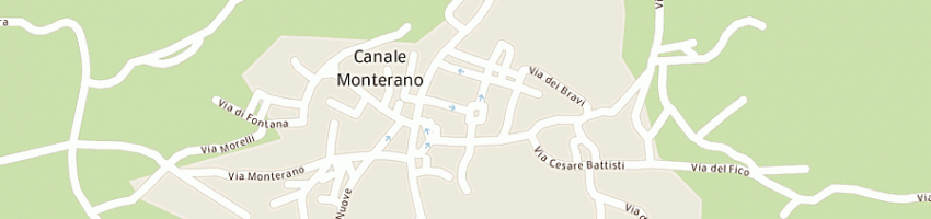 Mappa della impresa comune a CANALE MONTERANO
