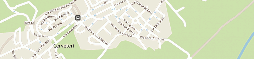 Mappa della impresa estetica di giosana seri a CERVETERI