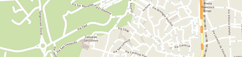 Mappa della impresa telecom servizi sas di santini gianluca e c a VITERBO
