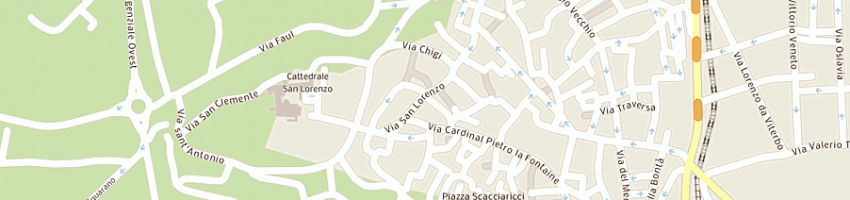 Mappa della impresa ristorante pizzeria il labirinto s lorenzo sas di uselli g e c a VITERBO