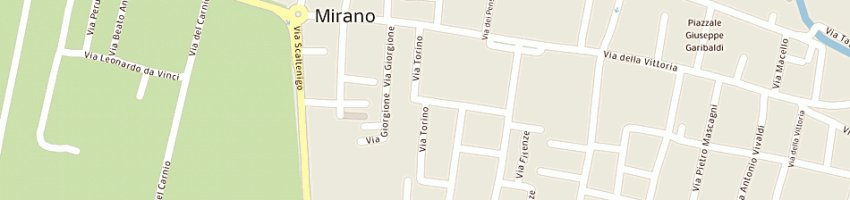 Mappa della impresa dal corso giuseppe a MIRANO