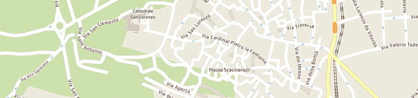 Mappa della impresa direzione casa circondariale a VITERBO