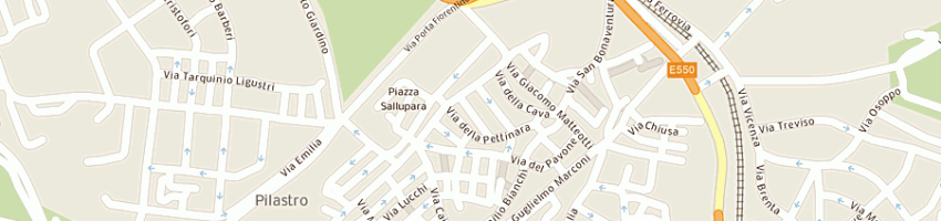 Mappa della impresa fraccaro emanuele a VITERBO