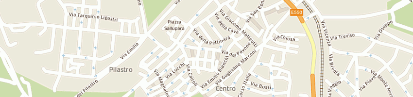 Mappa della impresa fiori e frutta erboristeria sas di clara albanesi ec a VITERBO
