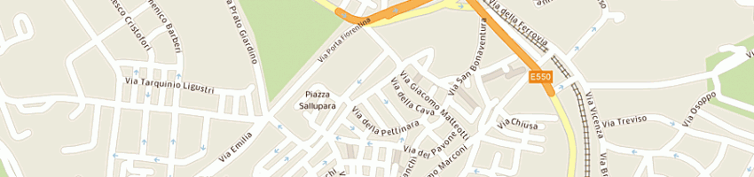 Mappa della impresa pizzeria flli duri e c (snc) a VITERBO