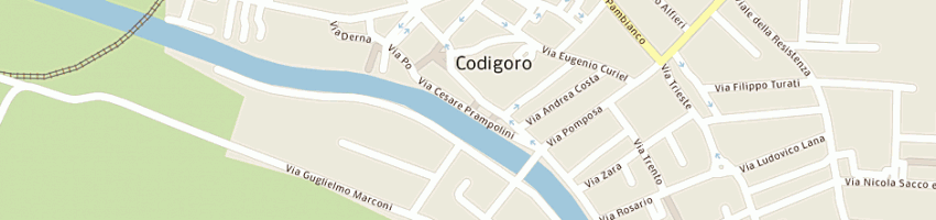 Mappa della impresa 'belvedere di piva natascia piva melania e c sas' a CODIGORO