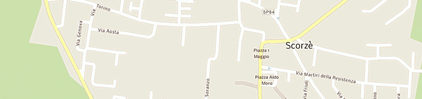 Mappa della impresa ormi (srl) a SCORZE 