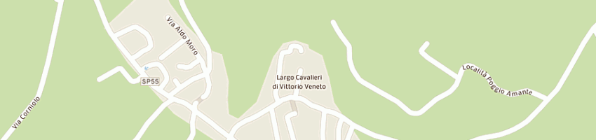 Mappa della impresa roso daniela a PORANO